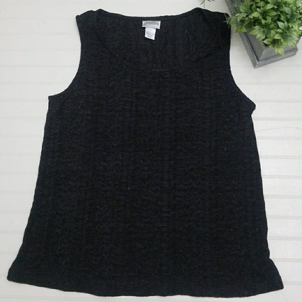 Chicos Crinkle Shell